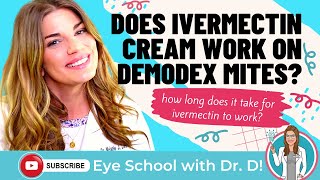 Does ivermectin cream work on Demodex mites How quickly does ivermectin work on Demodex mites [upl. by Cadmar]