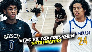 1 Freshman vs The 1 Sophomore PG Got HEATED [upl. by Arbmat]