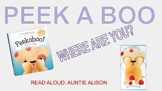 PEEK A BOO BOOK LETS PLAY preschool toddlers learning babybooks readaloud [upl. by Weikert872]