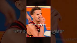 Trae Young vs New York drama continues 👀🔥 [upl. by Dorette487]