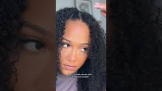 Vpart wig 🙅🏽‍♀️ leaveout • tutorialwesface wiginstall vpartwig upartwigs hair hairtutorial [upl. by Glendon109]