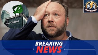 The Onion Wins Auction to Acquire Alex Jones’ Infowars – A Satirical Takeover [upl. by Yenolem134]