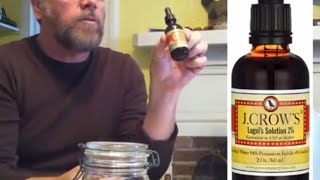 DYI Lugols Solution Iodine  Make Your Own 5 HOW TO MAKE AT HOME [upl. by Arehahs]