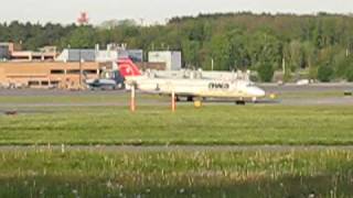 Northwest DC9 Taxi at KALB [upl. by Ursa]