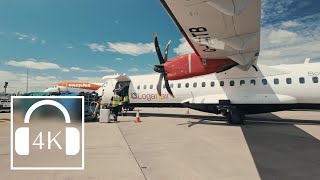 Edinburgh Airport Scotland ✈️ A flight to Shetland Islands  4K [upl. by Cryan]