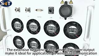 RF Power Amplifier12GHz L Band330WGaNWireless CommunicationElectronic WarfareChassis [upl. by Zilber]