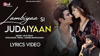 Mumkin Nahi Hai Tujhko Bhulana Lyrics Arijit Singh  Raabta  Sushant Singh Rajput Kriti Sanon [upl. by Arocet153]