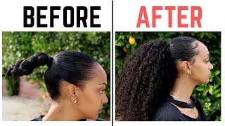 Easy Ponytail Tutorial ft Use Muse Hair [upl. by Henryson]