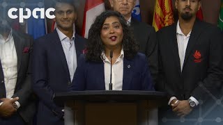 Liberal MP Iqra Khalid highlights CanadaCommonwealth Cricket Match – September 25 2024 [upl. by Ynohtnakram315]