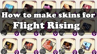 Flight Rising A Guide for making Skins and Accents [upl. by Notterb]