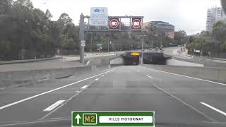 Thornleigh to Cremorne NSW Drive via A28 M2 and M1 [upl. by Mendy996]