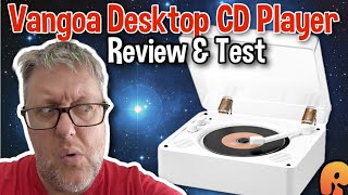 Vangoa Desktop CD Player  Review amp Test [upl. by Thurlough318]