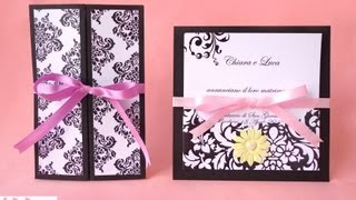 Partecipazioni di nozze Eleganti  Wedding invitation elegance [upl. by Sonstrom]