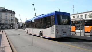 Avviamento e partenza BredaMenarini Avancity Plus LU n616 di BusItalia Veneto HD [upl. by Nylra]