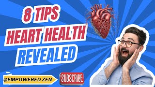 Heart Health for Lazy People 8 Simple Tips 😅💪 [upl. by Auj]