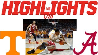 6 Tennessee vs Alabama Basketball Full Game Highlights  2024 [upl. by Engle588]