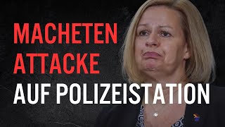 🔥KURZMELDUNG MachetenMann STÜRMT Polizeistation in Linz am Rhein [upl. by Joelynn]