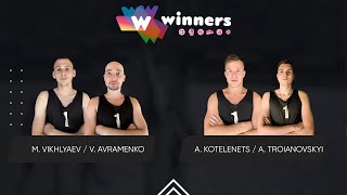 Winners Beach Volleyball Men M VikhlyaevV Avramenko  A KotelenetsA Troianovskyi 14112024 [upl. by Airalednac]