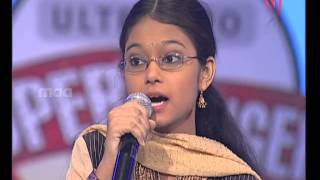 Super Singer 4 Episode 15  Ramya Singing Aanathiyyara Hara [upl. by Annia676]