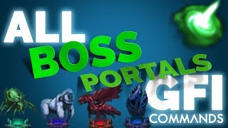 SPAWN ALL the BOSS Portals in ARK Survival Evolved  GFI Commands [upl. by Saltzman]