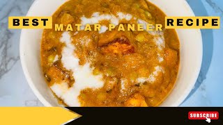 Matar Paneer Recipe  Paneer Recipe  muter paneerrecipeoftheday [upl. by Takeo994]