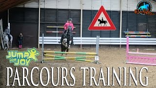 Vlog Spring Parcours Training  Paard en paardrijden [upl. by Marijane]