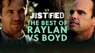 The Best of Raylan vs Boyd  Justified  FX [upl. by Liek]