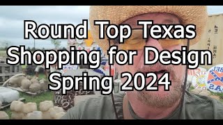 Round Top Texas shopping for antique design elements in Mission Style home [upl. by Adnat891]