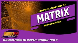 02  É REALMENTE POSSÍVEL SAIR DA MATRIX  INTRODUÇÃO  PARTE 01 [upl. by Bria185]