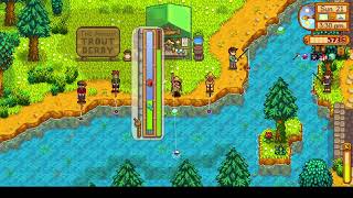 Modded Stardew Valley 16 Ep 25 Trout Derby Day 2 [upl. by Nica]