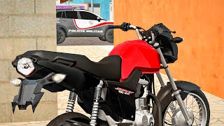 FUGA COM A START 160 DO MEU SOBRINHO 😲 GTA SA VIDA REAL [upl. by Tengler]