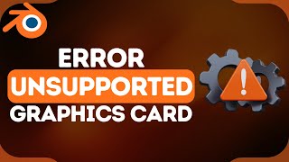 Blender Unsupported Graphics Card or Driver OpenGL 43  FIXED  2024 Guide [upl. by Cirala924]