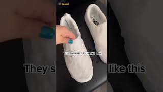 How to remove yellow stains from your white sneakers shoehacks cleaninghacks [upl. by Leumel]