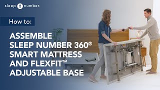 Assemble Sleep Number 360® Smart Mattress amp FlexFit™ Adjustable Base [upl. by Ani]