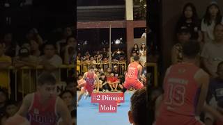 Renz Dinson makes a basket from beyond the arc basketball pinoyhoops [upl. by Binnings]