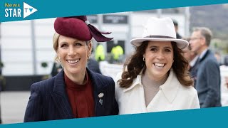 Zara Tindall and Princess Eugenie lead glamour at Cheltenham Festival as weather causes havoc [upl. by Lytsyrk]