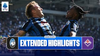 Atalanta vs Fiorentina Extended Highlights  Serie A  CBS Sports Golazo [upl. by Enitsej392]