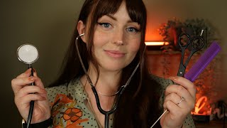 Fastest ASMR  Cranial Nerve Haircut Spa Ear Cleaning Makeup amp More [upl. by Acisej]