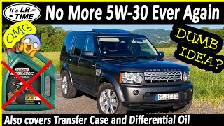 No more 5W30 ever again  Land Rover Discovery 4  Transfer Case and Diff oil change [upl. by Ocin]