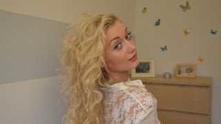 Locken ohne Hitze Tutorial  LeileiStyle [upl. by Burkhard387]