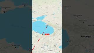 Distance between Nicosia Cyprus to Moscow Russia moscowregion army aviation ukrainerussiaborder [upl. by Salvador491]