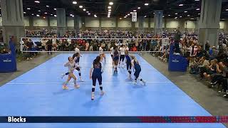 Isabelle Bardin Volleyball Highlights  Class of 2025  Capitol Hill Classic 2024  17 Open [upl. by Alroi]