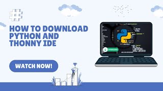 How to install Python and Thonny Tutorial  CSCC [upl. by Ahsaele961]
