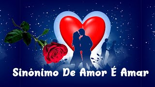 💘Sinônimo De Amor É Amar💘 Música Romântica [upl. by Terrill13]