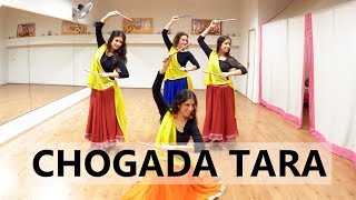 CHOGADA TARA dance  Loveyatri  Dandiya choreography [upl. by Zelig712]