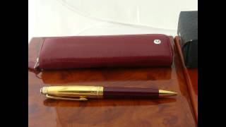 Luxury Pens  Cartier Mont Blanc Parker Duofold  Fountain Pens [upl. by Ahsitan]