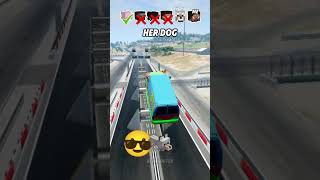 Help Me Get My Crush Attention In A Car Jump Challenge 😟🏎️ shorts beamngdrive [upl. by Anairt885]