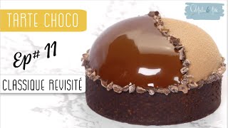 TARTE DOUBLE CHOCO ET FLEUR DE SEL  🍫🤩 [upl. by Cerelia713]