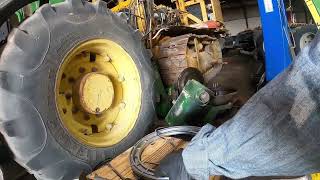 John Deere 4450 power shift overhaul Pt1 [upl. by Nivel303]