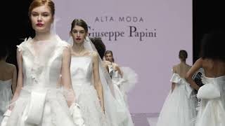 Abiti da sposa Giuseppe Papini 2023 il video della sfilata [upl. by Aryhs]